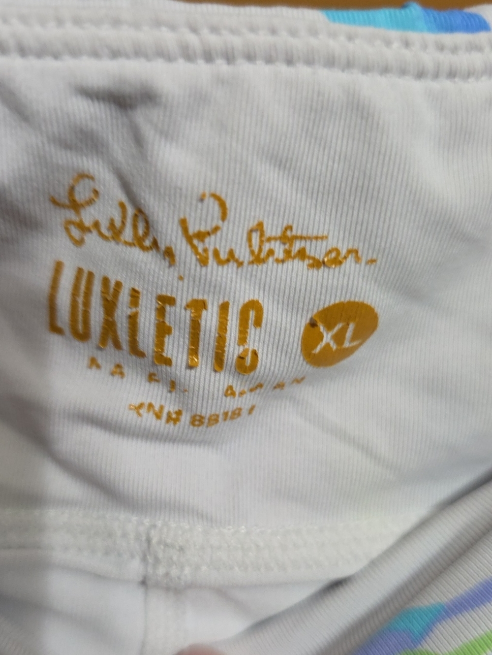 Lilly Pulitzer Luxletic Harriot Ocean Life Skort Shorts Stretch Athleisure Sz XL - Picture 2 of 9